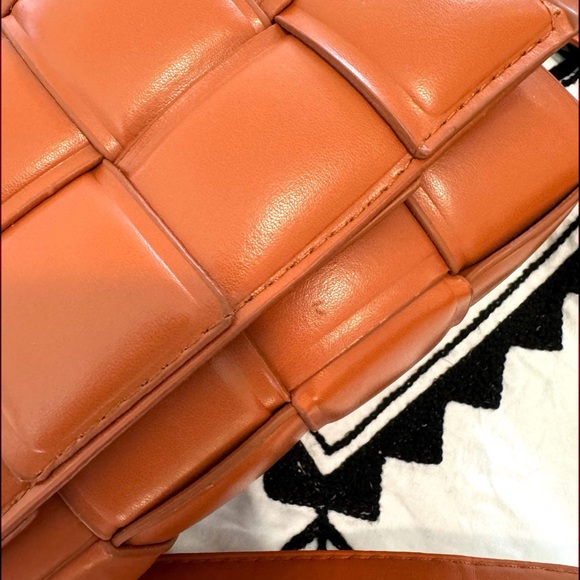 Woven Grid Faux Leather Shoulder Bag - Picture 7 of 8